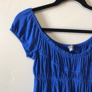 Royal blue summer dress